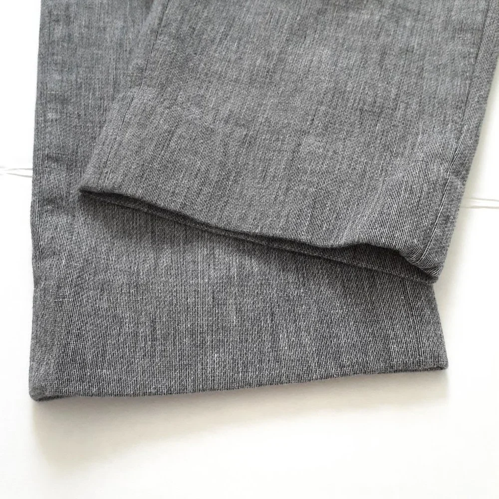 Banana Republic Sloan Skinny-Fit Textured Pant in Gray Size 10